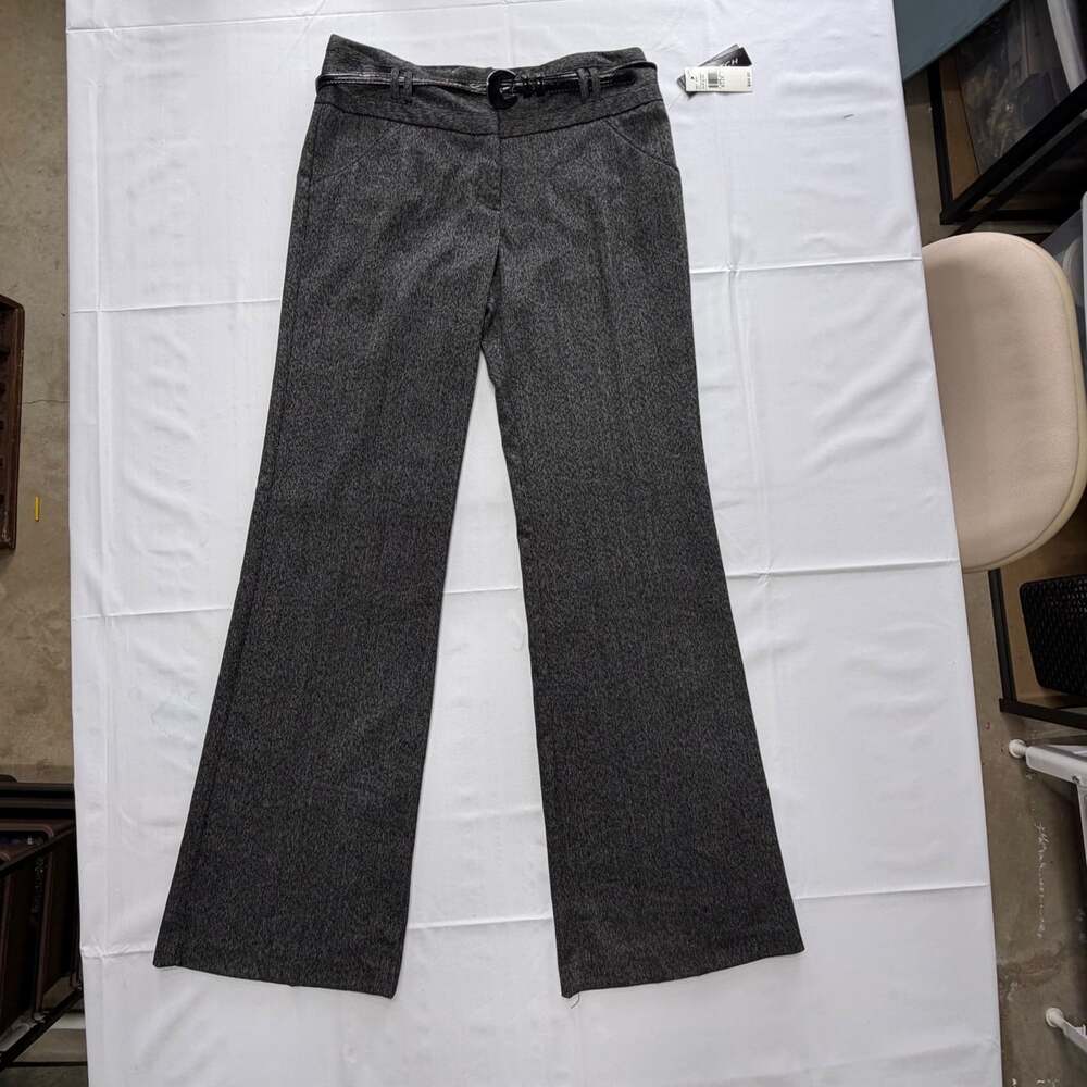 B Wear Byer California women's pants size 7 slacks business wear New black gray